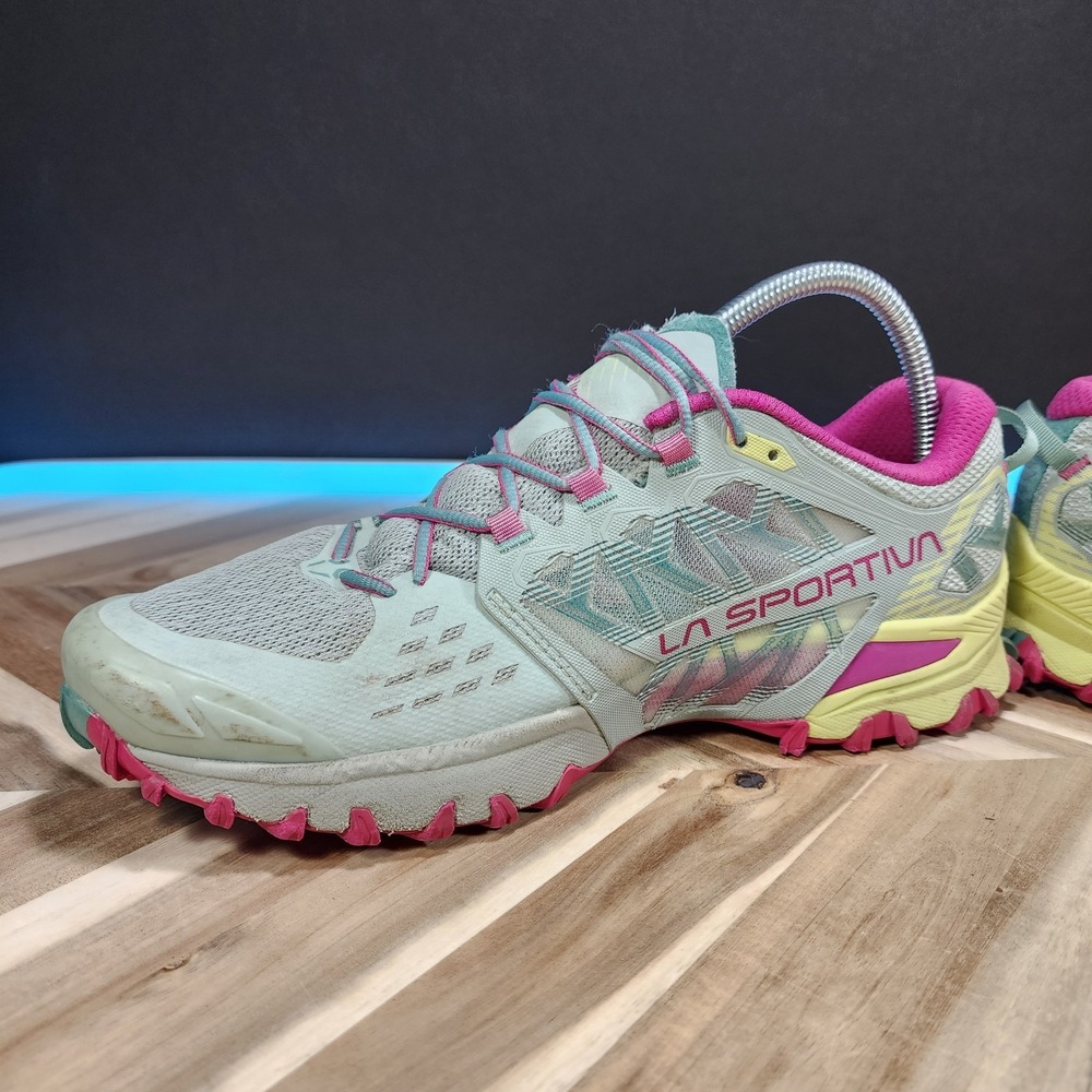 La Sportiva Bushido III Shoes Womens Size 10.5 Multicolor Trail Running Grip - Picture 6 of 14